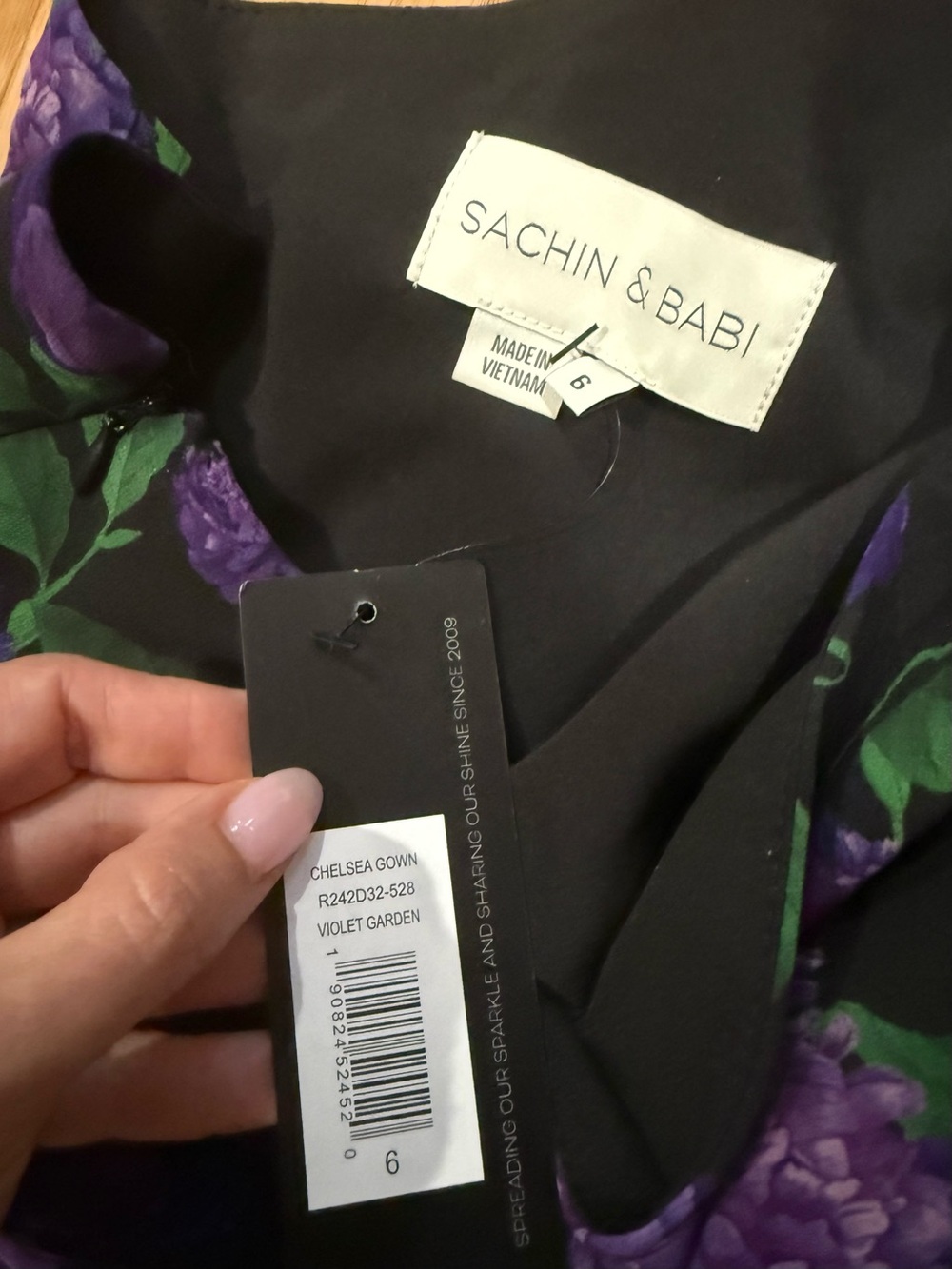 NWT Sachin & Babi Chelsea Gown - Picture 7 of 7